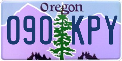 OR license plate 090KPY