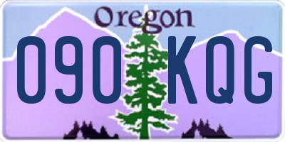 OR license plate 090KQG