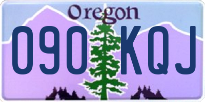 OR license plate 090KQJ