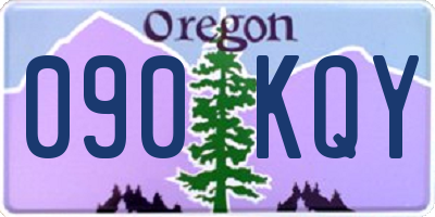 OR license plate 090KQY
