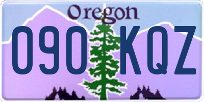 OR license plate 090KQZ