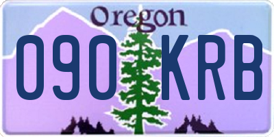 OR license plate 090KRB