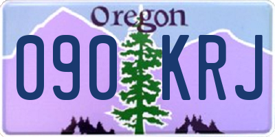 OR license plate 090KRJ