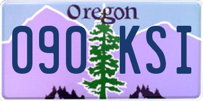 OR license plate 090KSI