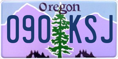 OR license plate 090KSJ