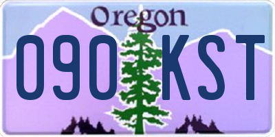OR license plate 090KST