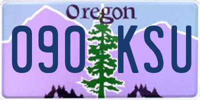 OR license plate 090KSU