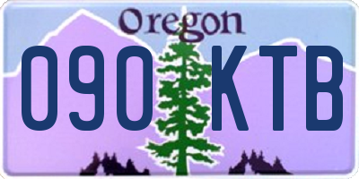 OR license plate 090KTB