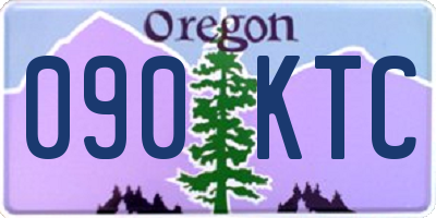 OR license plate 090KTC
