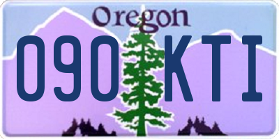 OR license plate 090KTI