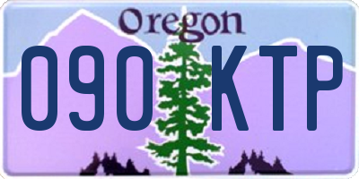 OR license plate 090KTP