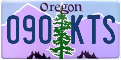 OR license plate 090KTS