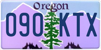 OR license plate 090KTX