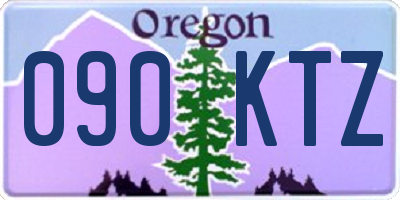 OR license plate 090KTZ