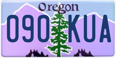 OR license plate 090KUA