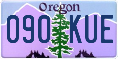 OR license plate 090KUE
