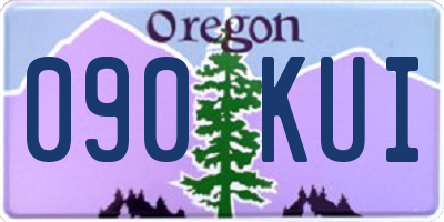 OR license plate 090KUI