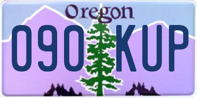 OR license plate 090KUP
