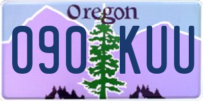 OR license plate 090KUU