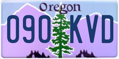 OR license plate 090KVD