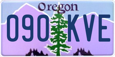 OR license plate 090KVE