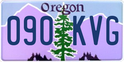 OR license plate 090KVG