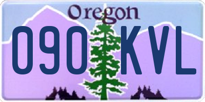 OR license plate 090KVL