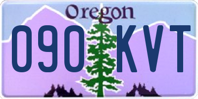 OR license plate 090KVT