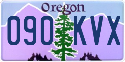 OR license plate 090KVX