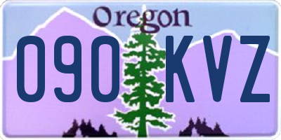 OR license plate 090KVZ