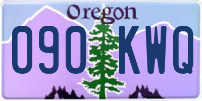 OR license plate 090KWQ