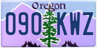 OR license plate 090KWZ