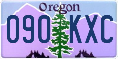 OR license plate 090KXC