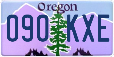 OR license plate 090KXE