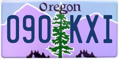 OR license plate 090KXI