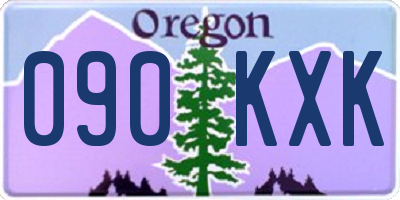 OR license plate 090KXK