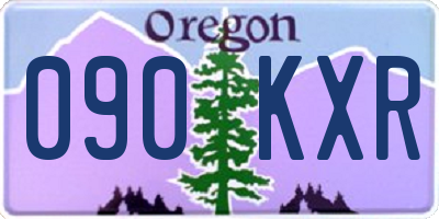 OR license plate 090KXR