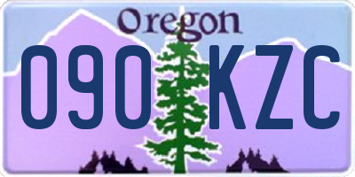 OR license plate 090KZC