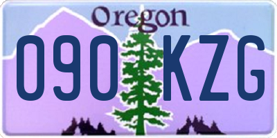 OR license plate 090KZG