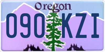 OR license plate 090KZI