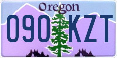 OR license plate 090KZT