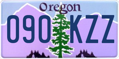 OR license plate 090KZZ