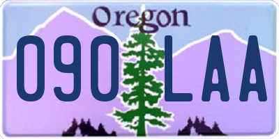 OR license plate 090LAA
