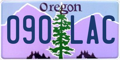 OR license plate 090LAC