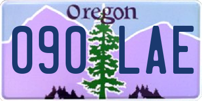 OR license plate 090LAE