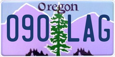 OR license plate 090LAG