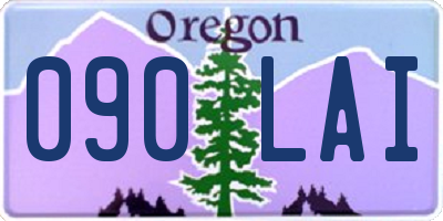 OR license plate 090LAI