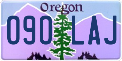 OR license plate 090LAJ