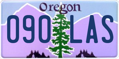 OR license plate 090LAS
