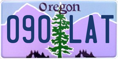 OR license plate 090LAT